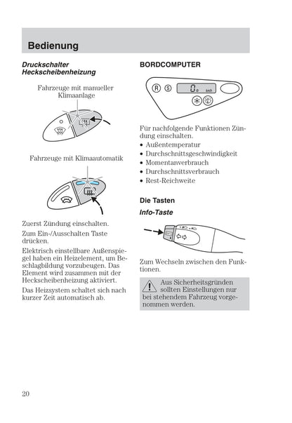 1999-2005 Ford Focus Gebruikershandleiding | Duits