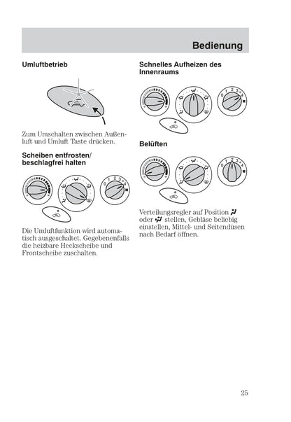 1999-2005 Ford Focus Gebruikershandleiding | Duits