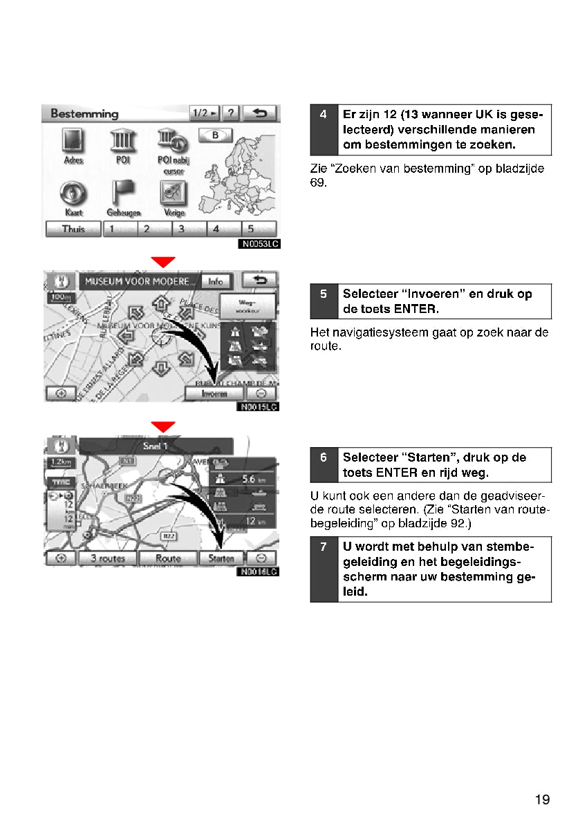 Lexus RX 450H/350 Navigatiesysteem Handleiding 2009