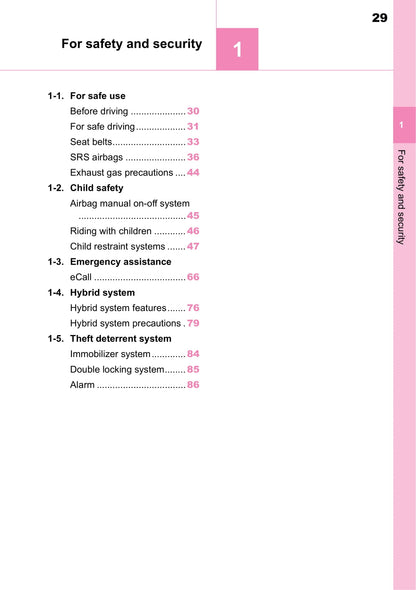 2020-2021 Toyota Yaris Hybrid Owner's Manual | English