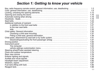 2019-2020 Renault Kadjar Owner's Manual | English