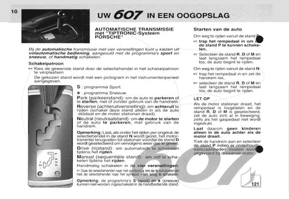 2000-2001 Peugeot 607 Gebruikershandleiding | Nederlands