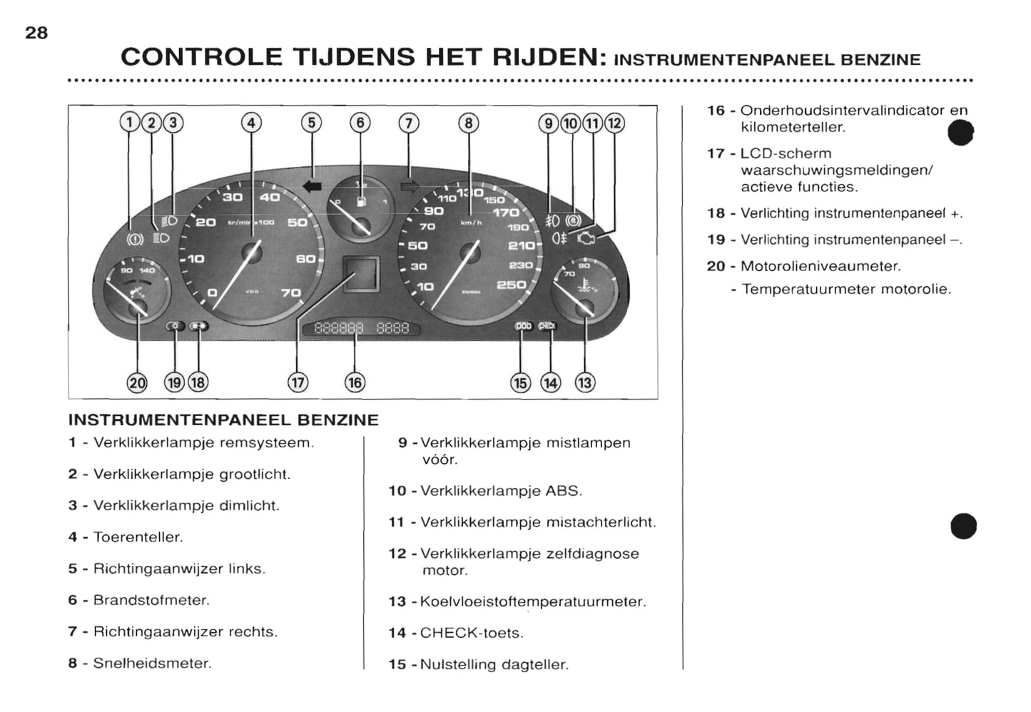 2000-2001 Peugeot 607 Gebruikershandleiding | Nederlands