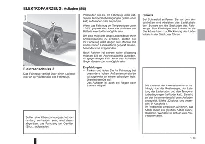 2018-2019 Renault Kangoo Z.E. Owner's Manual | German