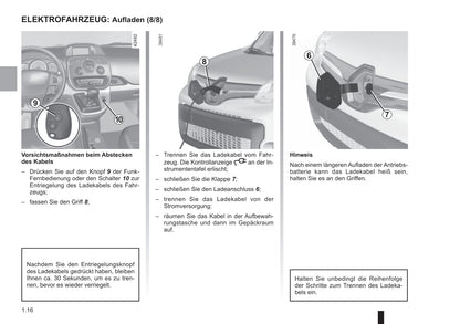 2018-2019 Renault Kangoo Z.E. Owner's Manual | German