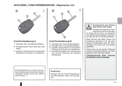 2018-2019 Renault Kangoo Z.E. Owner's Manual | German