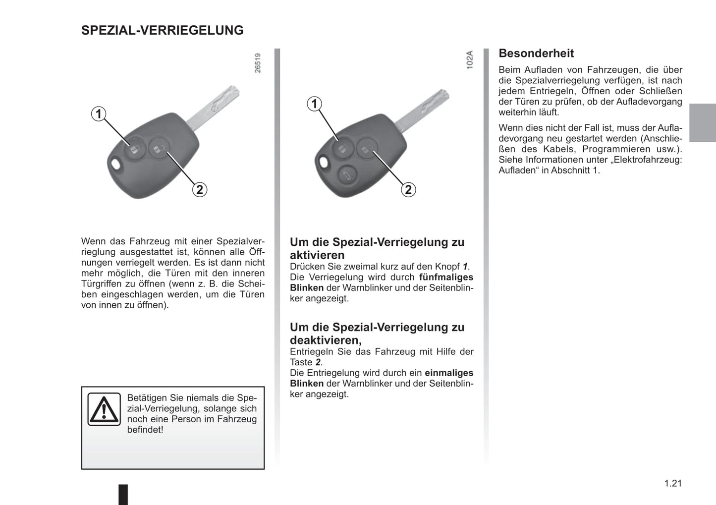 2018-2019 Renault Kangoo Z.E. Owner's Manual | German