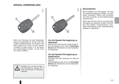 2018-2019 Renault Kangoo Z.E. Owner's Manual | German