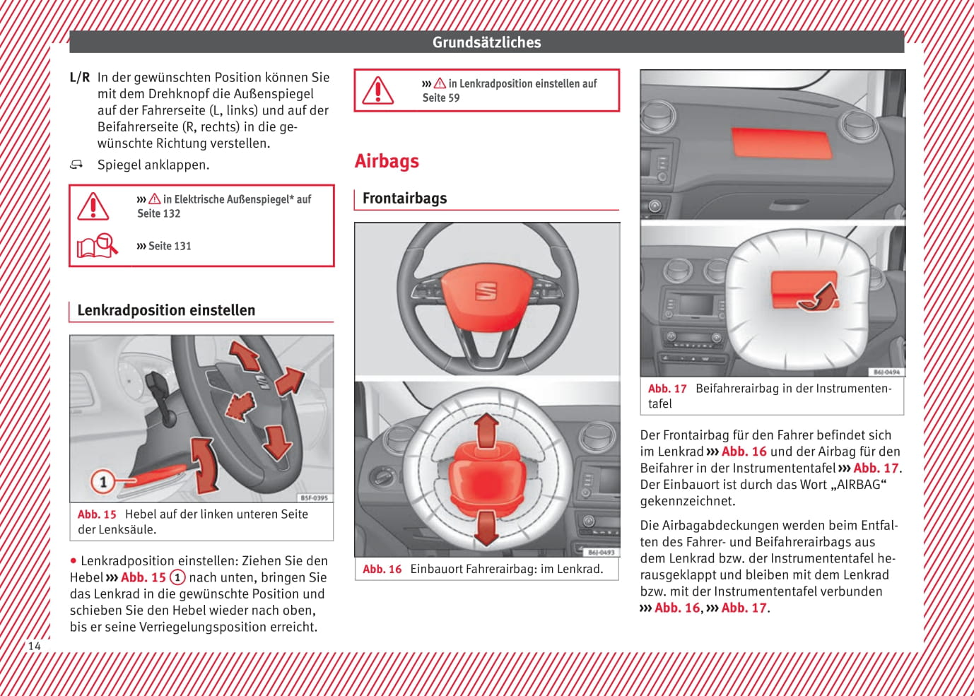 2015-2017 Seat Ibiza Manuel du propriétaire | Allemand