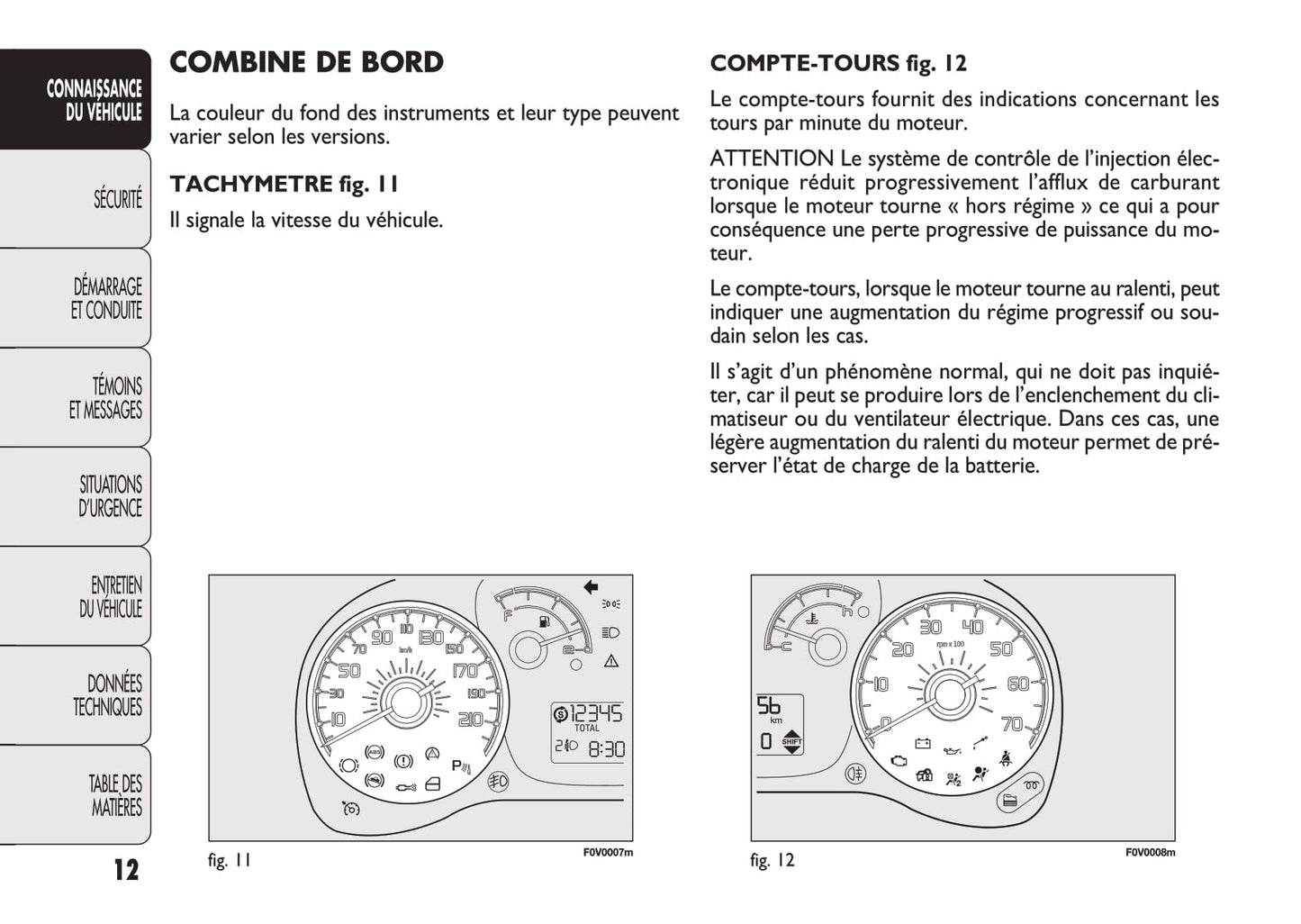 2012-2013 Fiat Doblò Owner's Manual | French