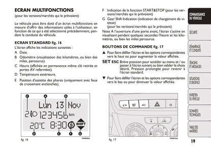 2012-2013 Fiat Doblò Owner's Manual | French