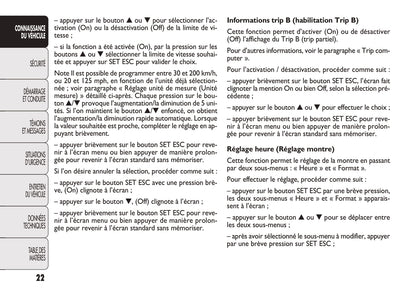 2012-2013 Fiat Doblò Owner's Manual | French