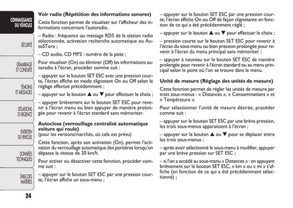 2012-2013 Fiat Doblò Owner's Manual | French