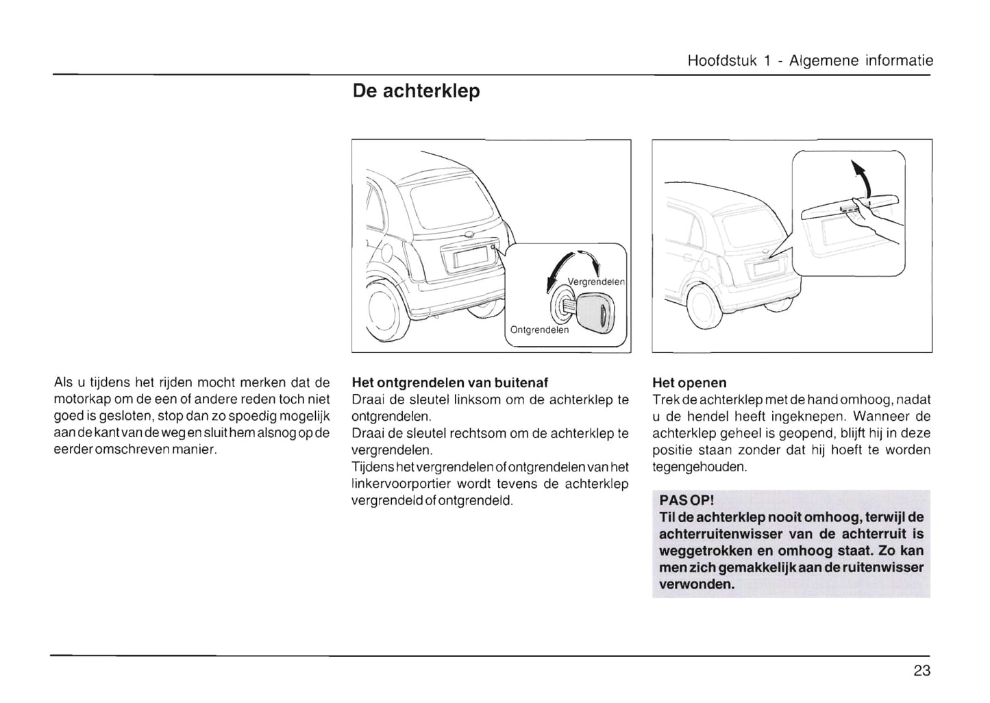 2004-2009 Daihatsu Trevis Gebruikershandleiding | Nederlands