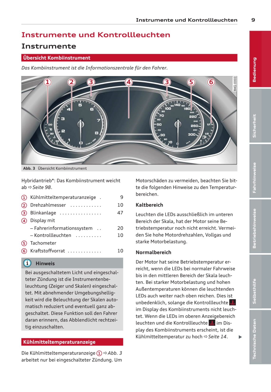 2012-2014 Audi A6 Limousine/A6 Avant/A6 allroad quattro/A6 hybrid/S6 Limousine/S6 Avant Owner's Manual | German