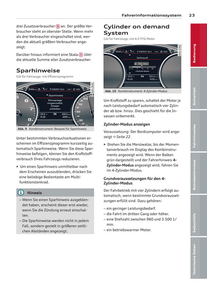 2012-2014 Audi A6 Limousine/A6 Avant/A6 allroad quattro/A6 hybrid/S6 Limousine/S6 Avant Owner's Manual | German