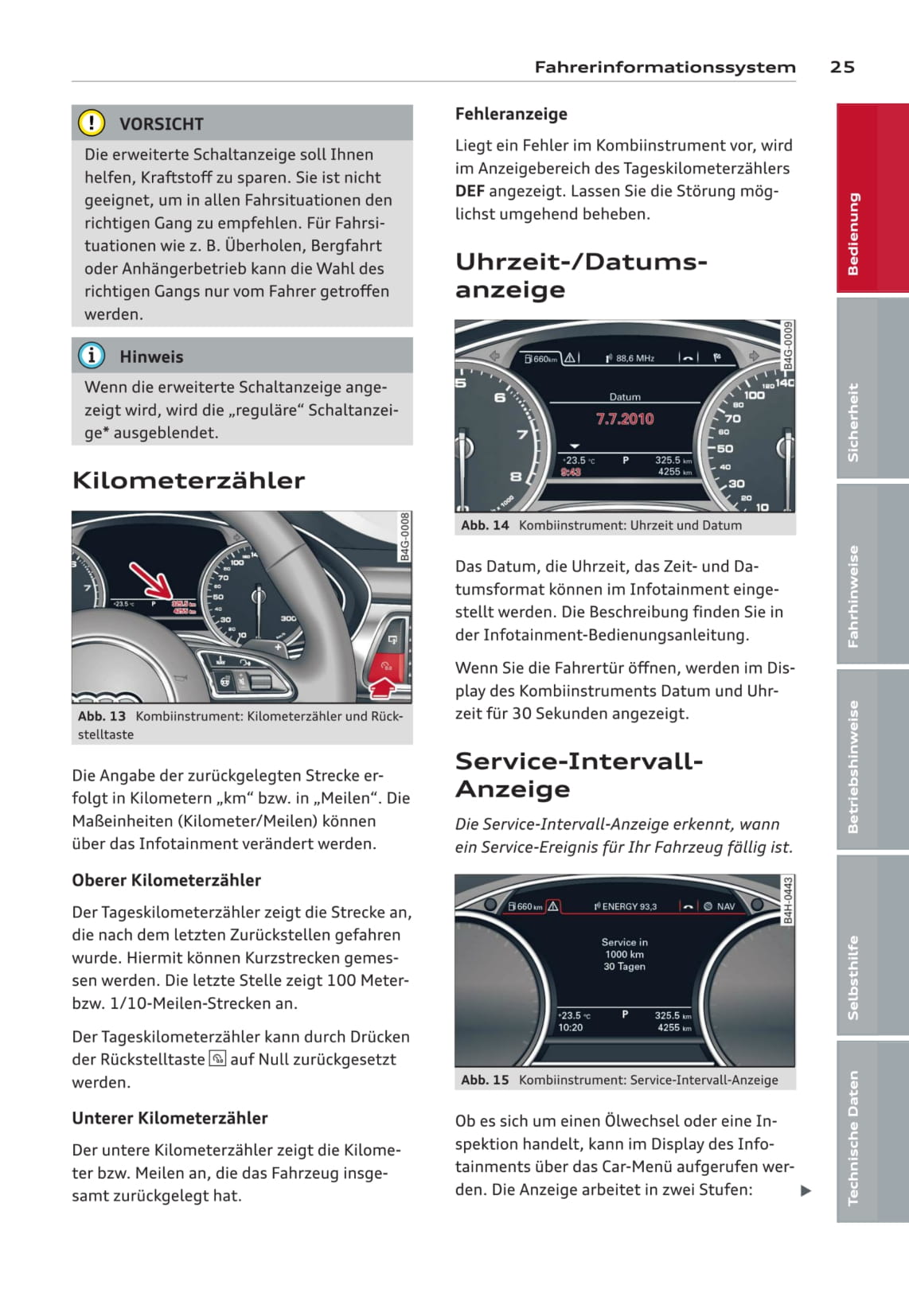 2012-2014 Audi A6 Limousine/A6 Avant/A6 allroad quattro/A6 hybrid/S6 Limousine/S6 Avant Owner's Manual | German