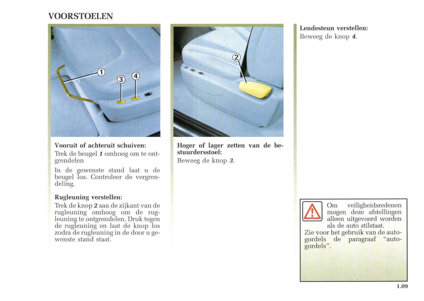 2002-2003 Renault Avantime Owner's Manual | Dutch