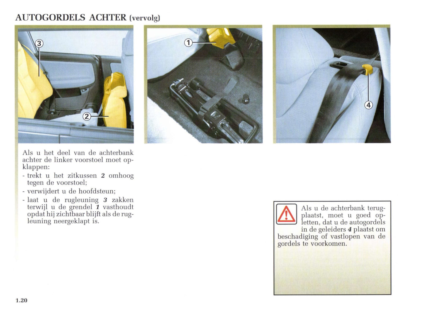 2002-2003 Renault Avantime Owner's Manual | Dutch