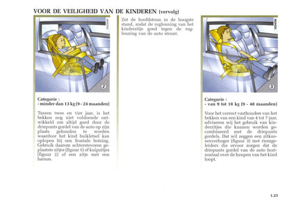 2002-2003 Renault Avantime Owner's Manual | Dutch