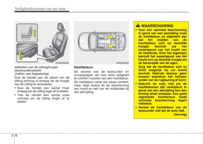 2015-2016 Kia Picanto Owner's Manual | Dutch