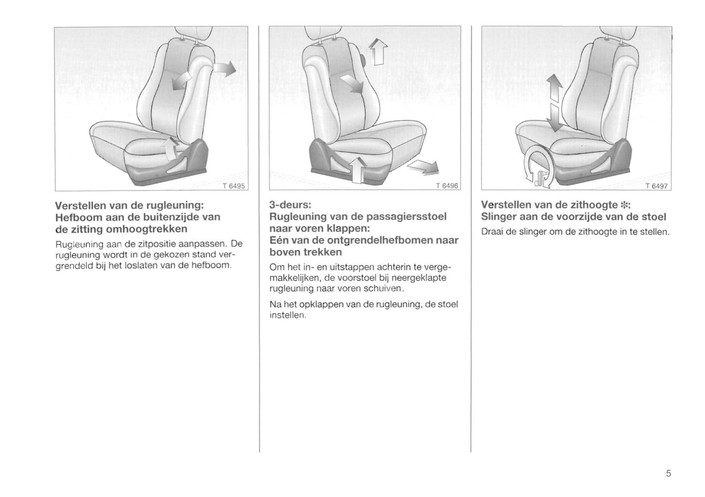 1998-2004 Opel Frontera Owner's Manual | Dutch