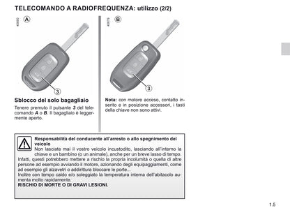 2019-2020 Renault Twingo Owner's Manual | Italian