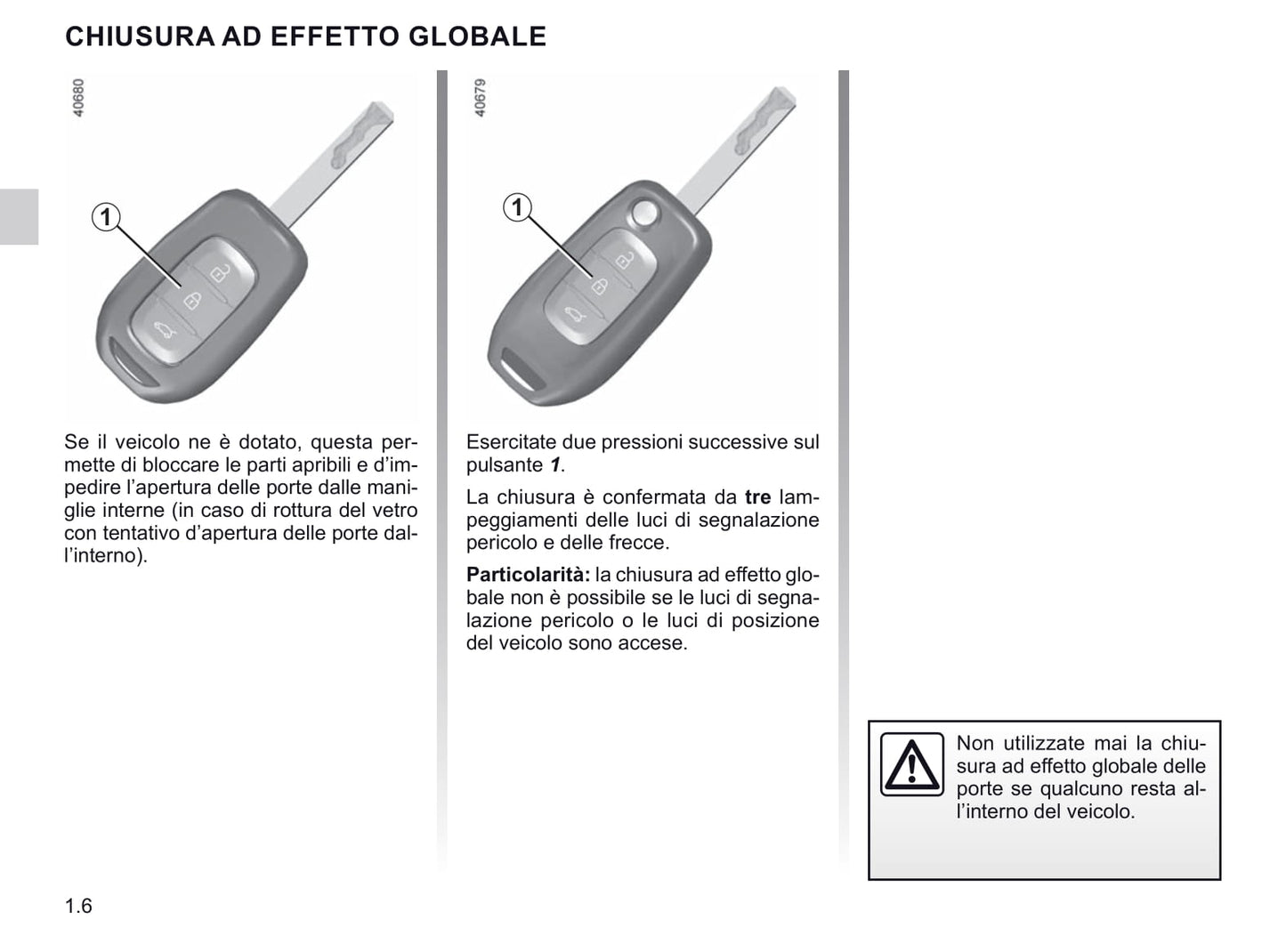 2019-2020 Renault Twingo Owner's Manual | Italian