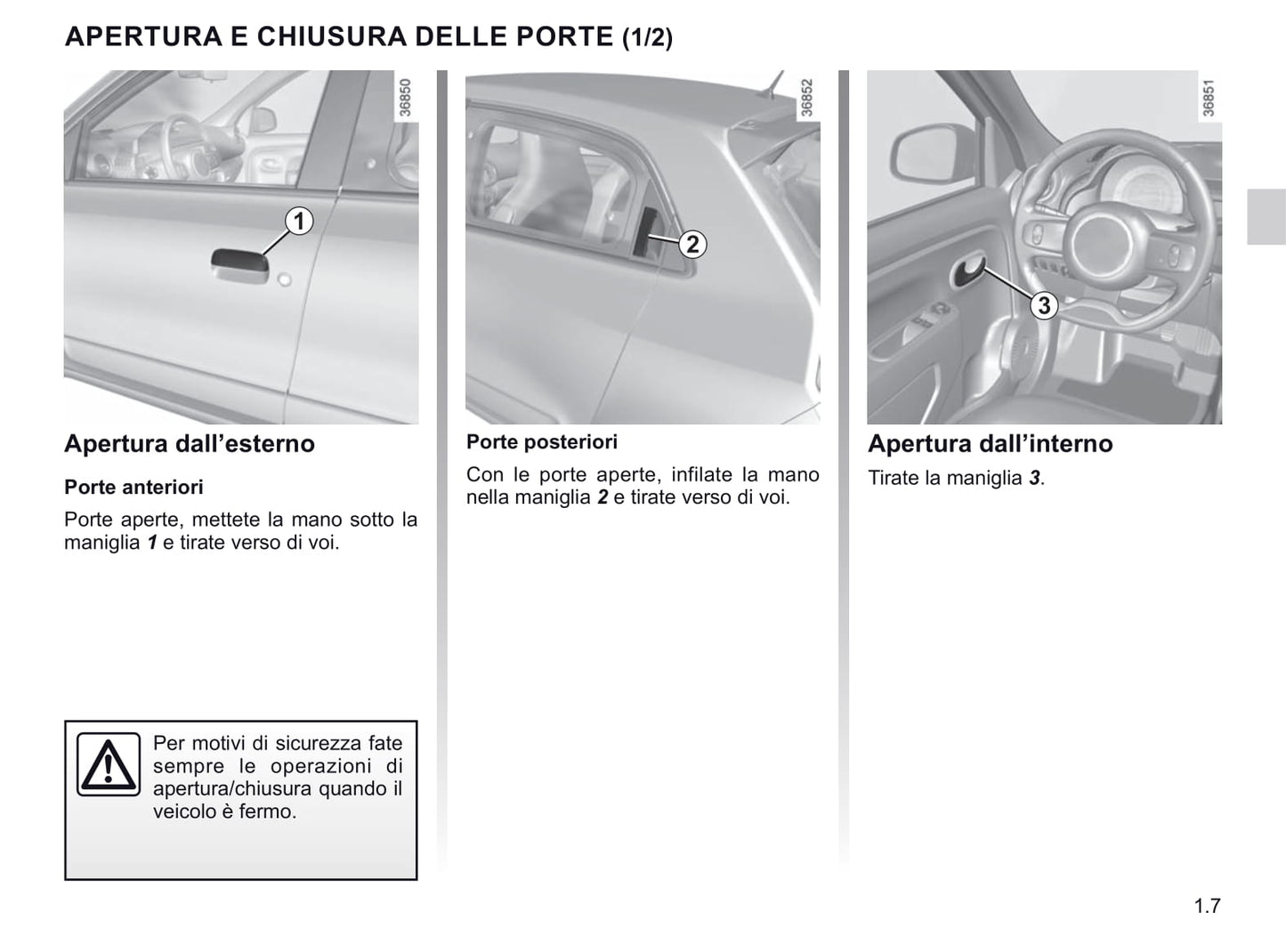 2019-2020 Renault Twingo Owner's Manual | Italian