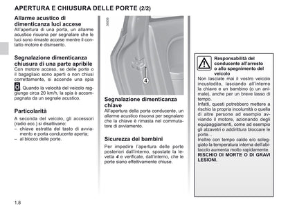 2019-2020 Renault Twingo Owner's Manual | Italian