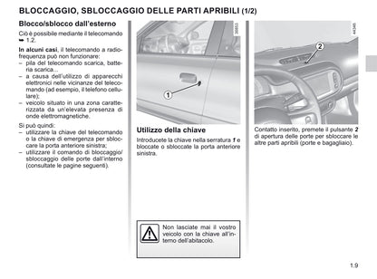 2019-2020 Renault Twingo Owner's Manual | Italian