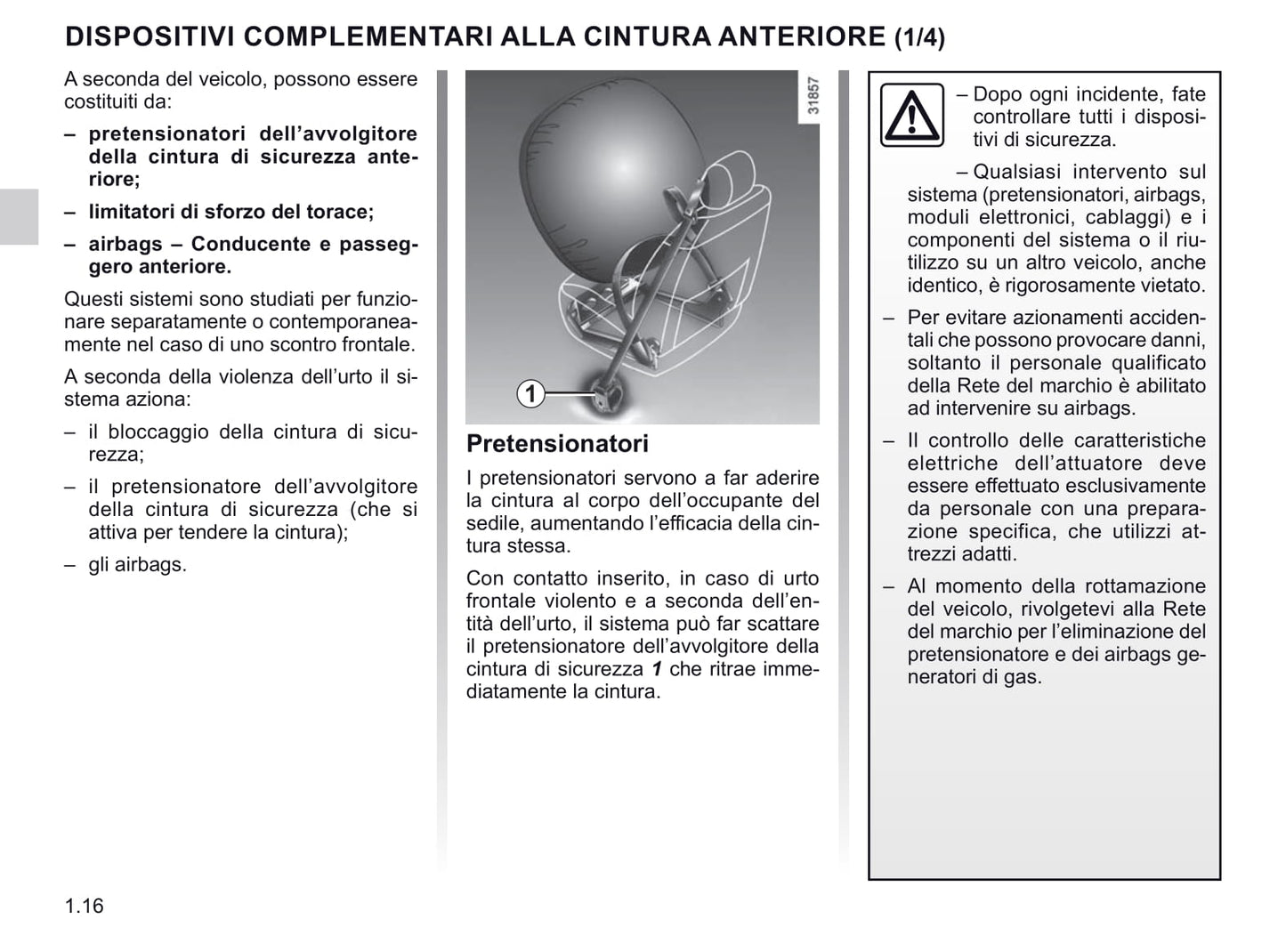 2019-2020 Renault Twingo Owner's Manual | Italian