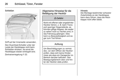 2014 Opel Zafira Tourer Gebruikershandleiding | Duits