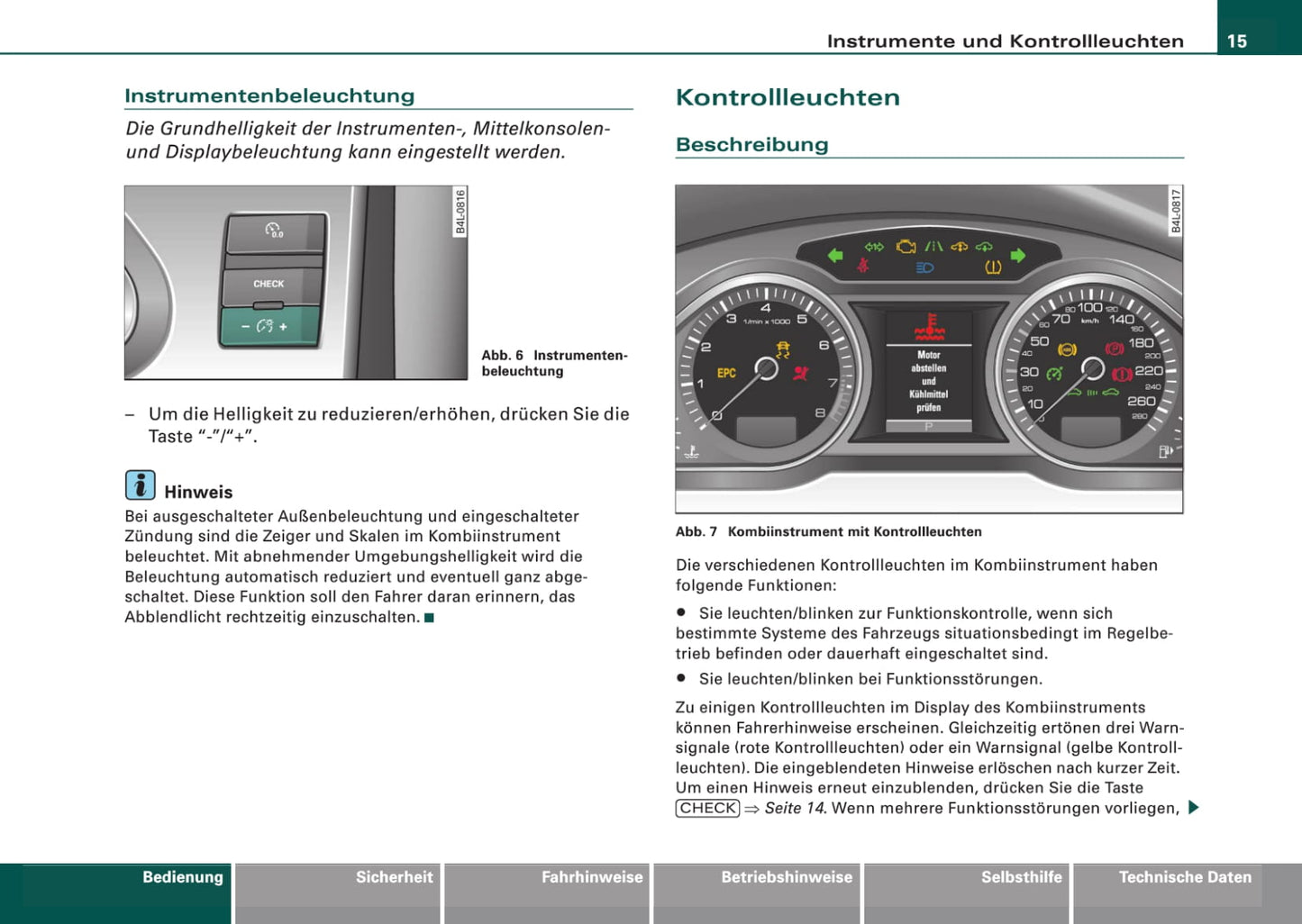 2008-2011 Audi A6 Owner's Manual | German