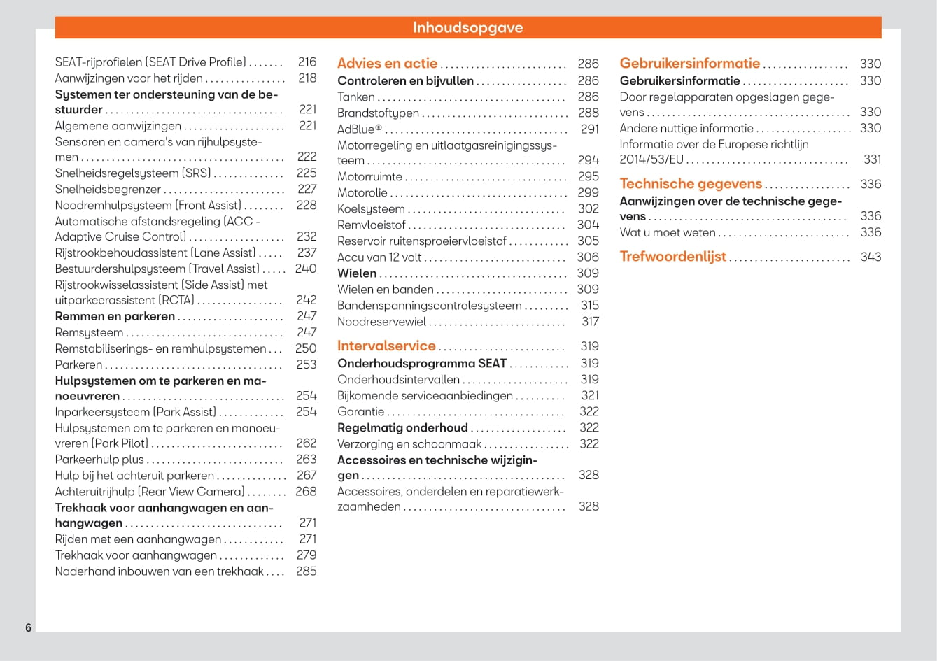 2021-2022 Seat Arona Owner's Manual | Dutch