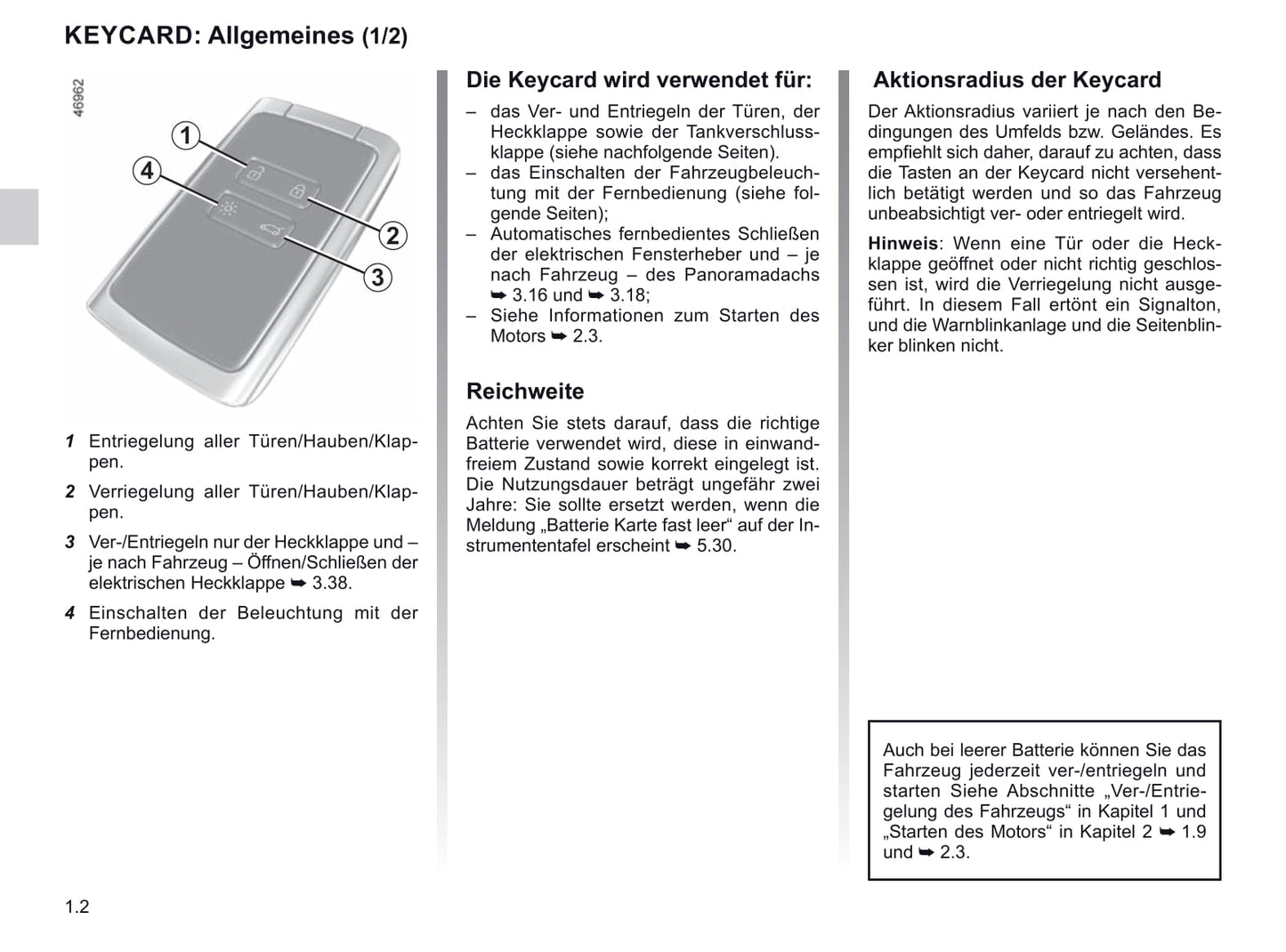 2019-2020 Renault Espace Owner's Manual | German