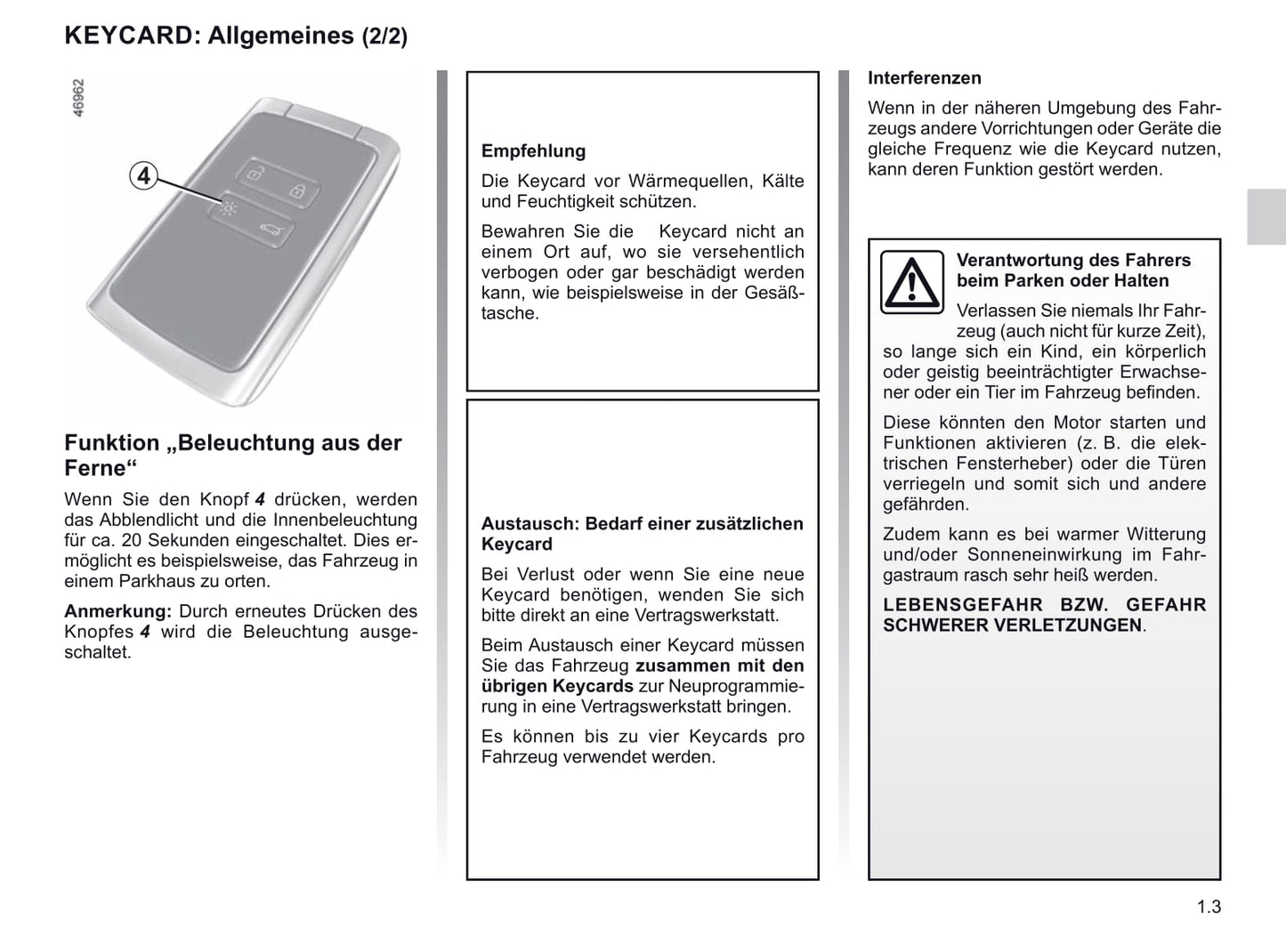 2019-2020 Renault Espace Owner's Manual | German