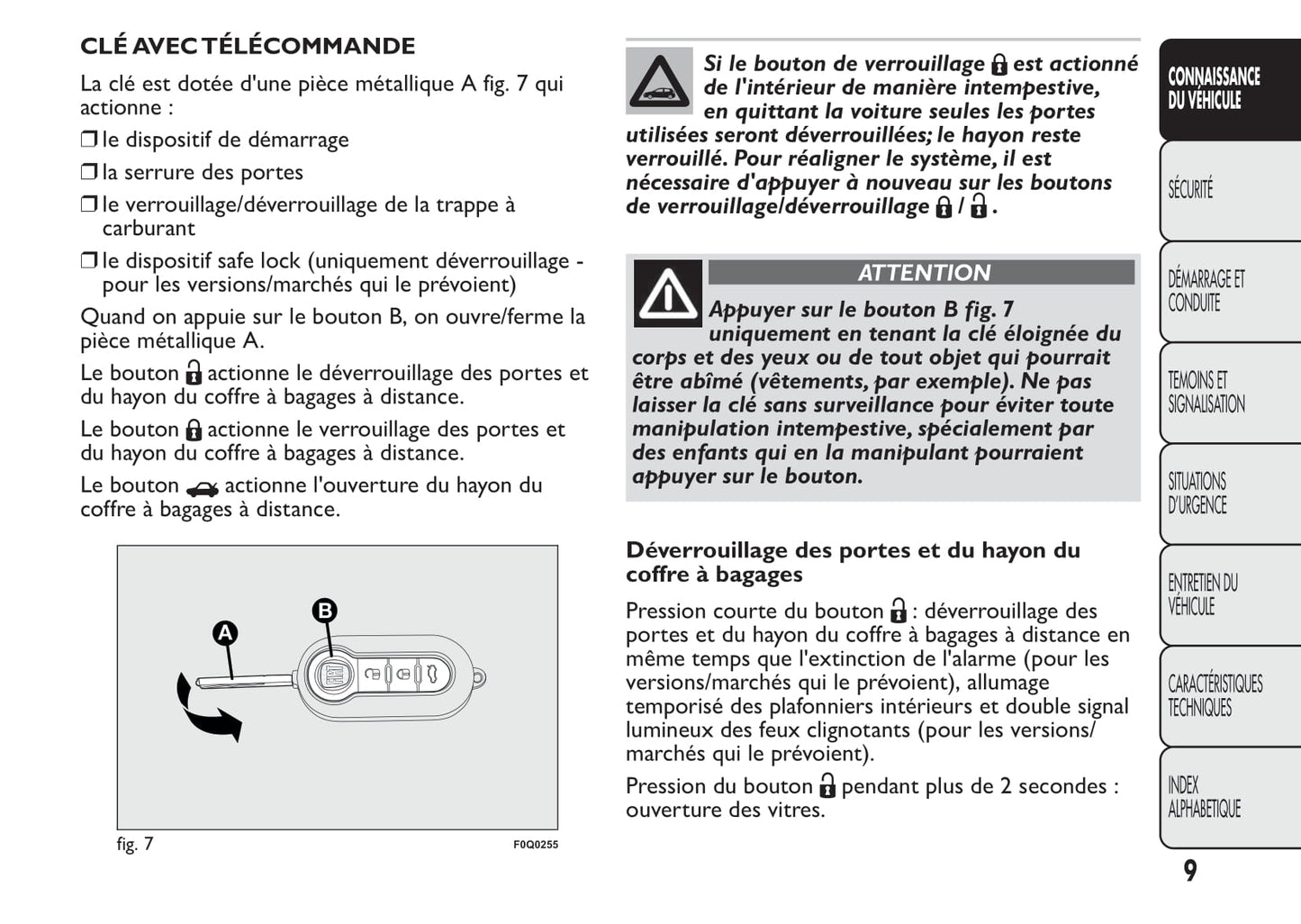 2010-2015 Fiat Bravo Manuel du propriétaire | Français