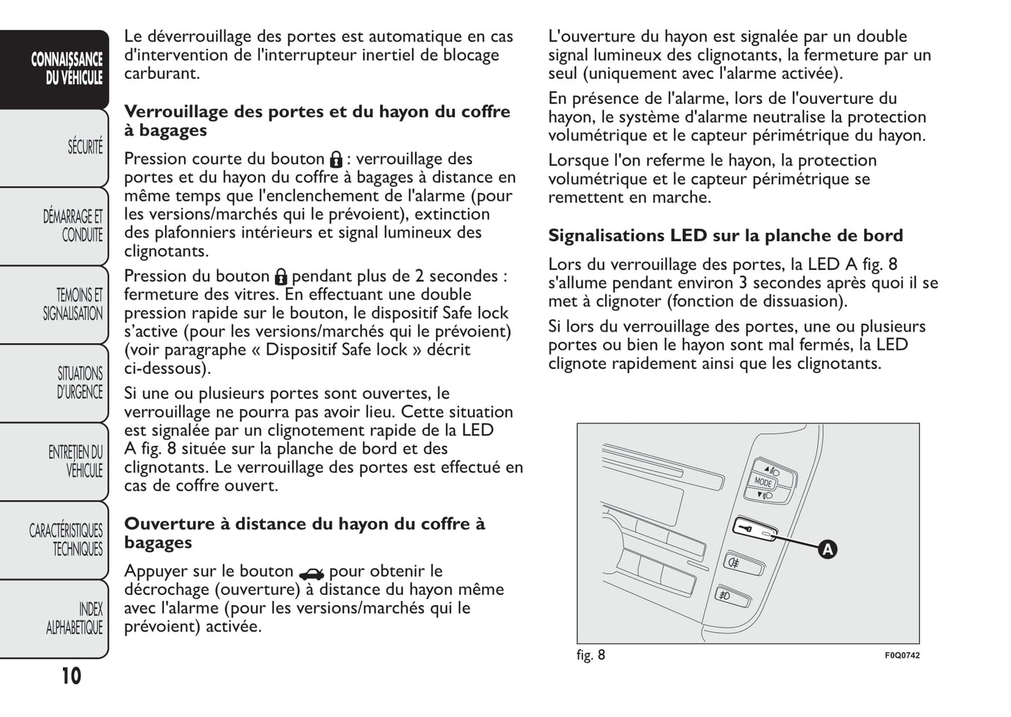 2010-2015 Fiat Bravo Manuel du propriétaire | Français