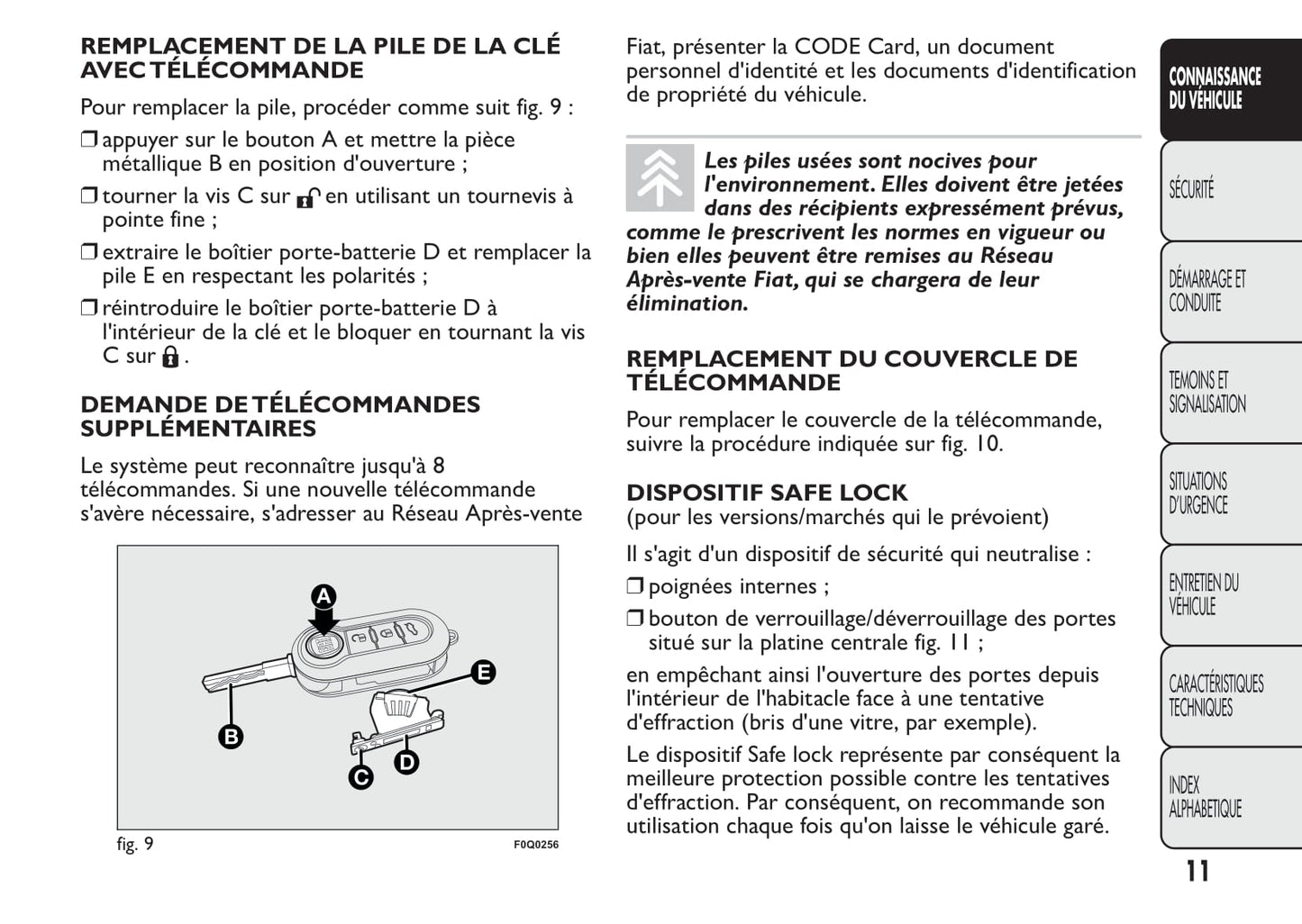 2010-2015 Fiat Bravo Manuel du propriétaire | Français