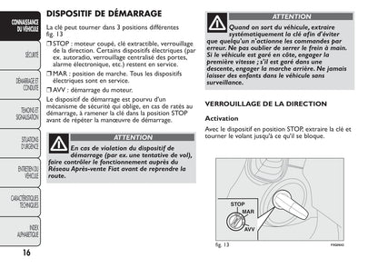 2010-2015 Fiat Bravo Manuel du propriétaire | Français