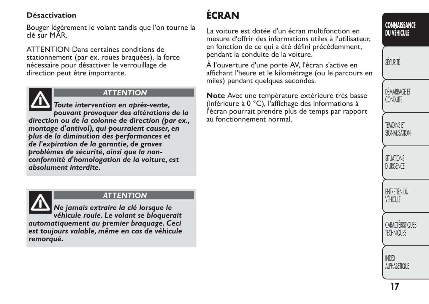 2010-2015 Fiat Bravo Manuel du propriétaire | Français