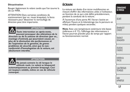 2010-2015 Fiat Bravo Manuel du propriétaire | Français