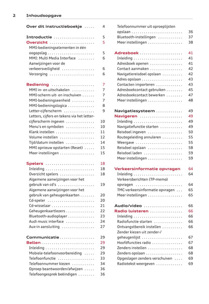 Audi MMI Handleiding 2013