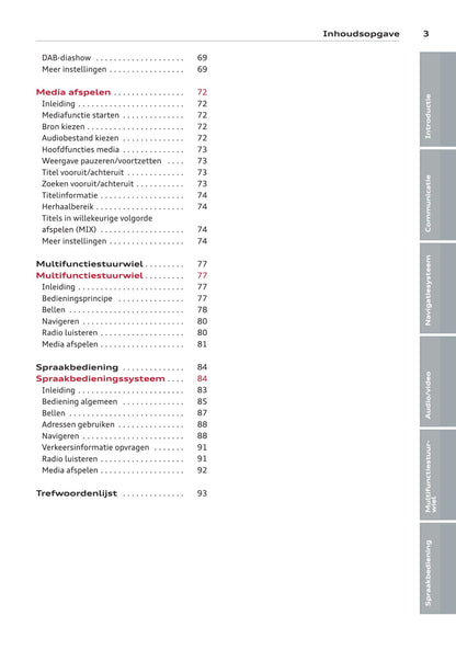 Audi MMI Handleiding 2013