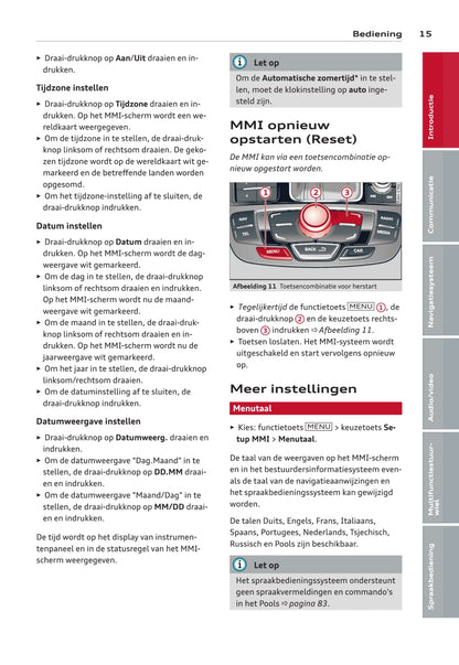 Audi MMI Handleiding 2013