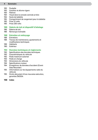 2019-2020 Skoda Superb iV Gebruikershandleiding | Frans