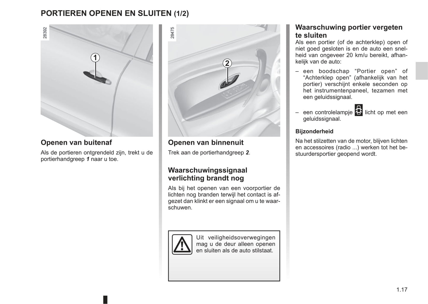 2012-2013 Renault Fluence Z.E. Owner's Manual | Dutch