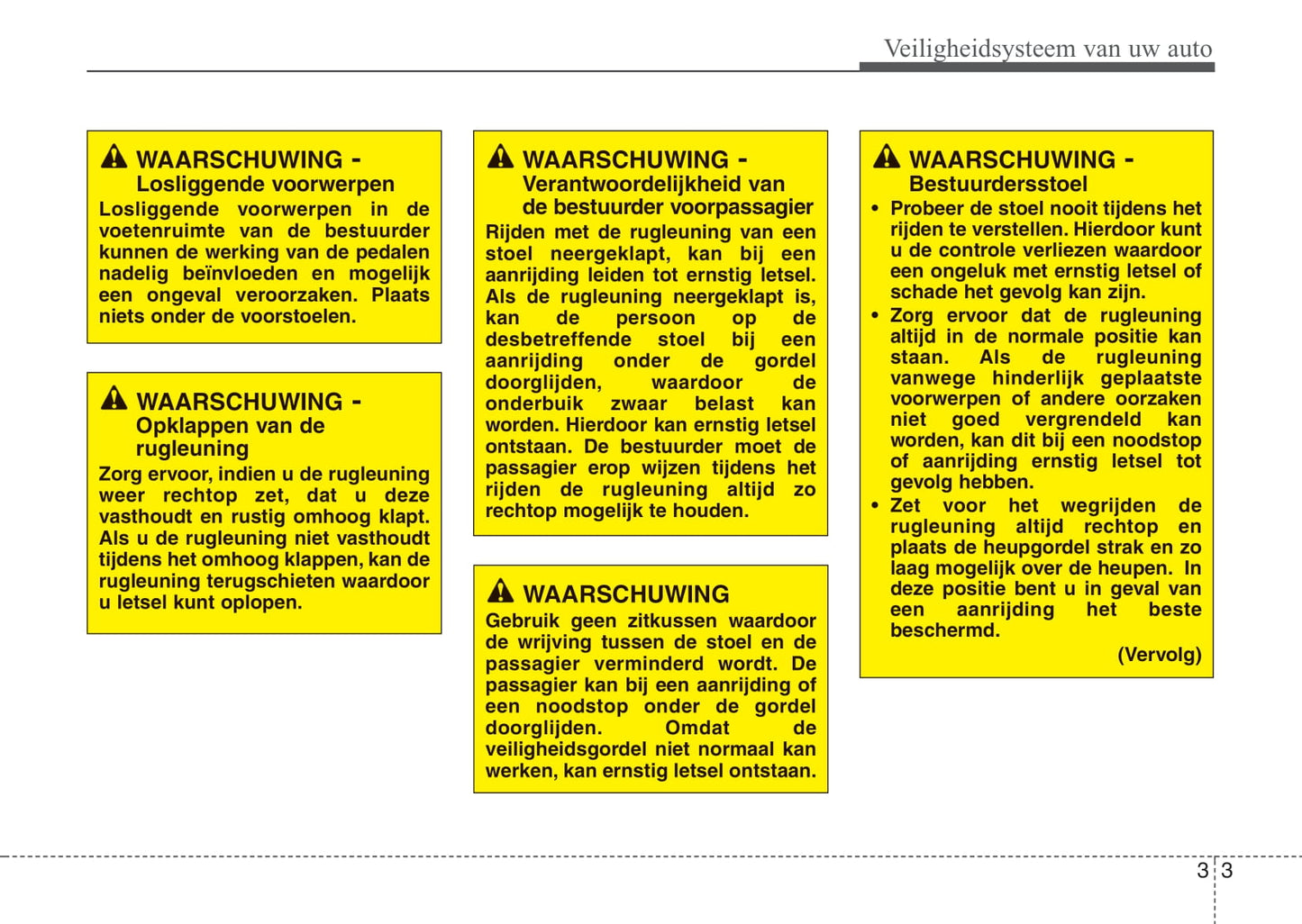 2011-2012 Kia Rio Owner's Manual | Dutch