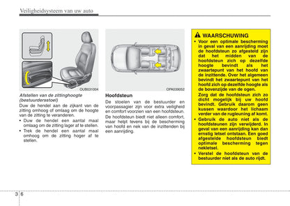 2011-2012 Kia Rio Owner's Manual | Dutch